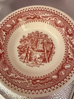 Vintage Royal China “Memory Lane”ironstone dessert bowl